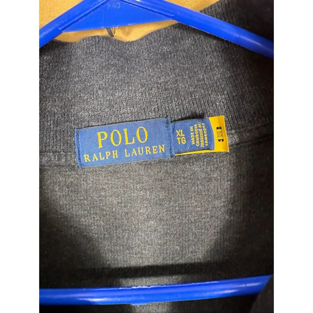 Polo Ralph Lauren mens quarter zip sweater size XL